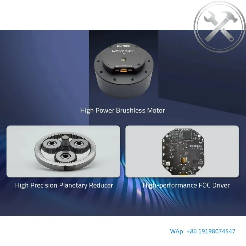 

12V-60V 35Nm Precision Mini Brushless Servo Gear Reduction DC Motor