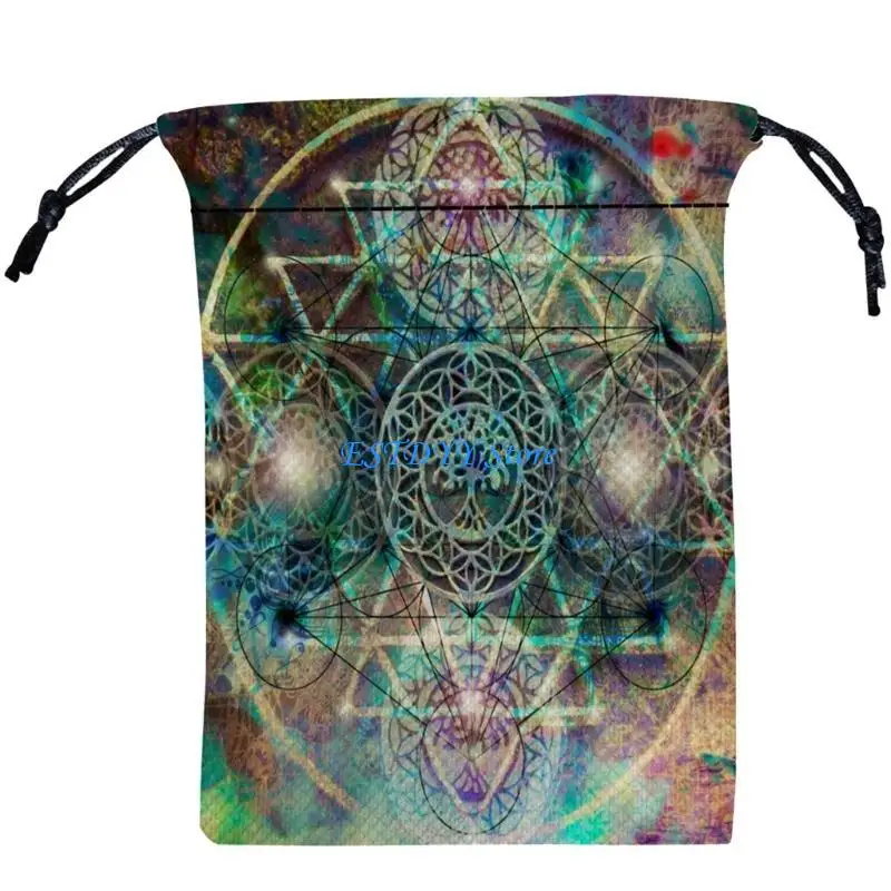 

G6DE Divination Table Oracles Card Deck Table Table Board Game Bag Сумка для шнурки ювелирные украшения для пакета свадебная с