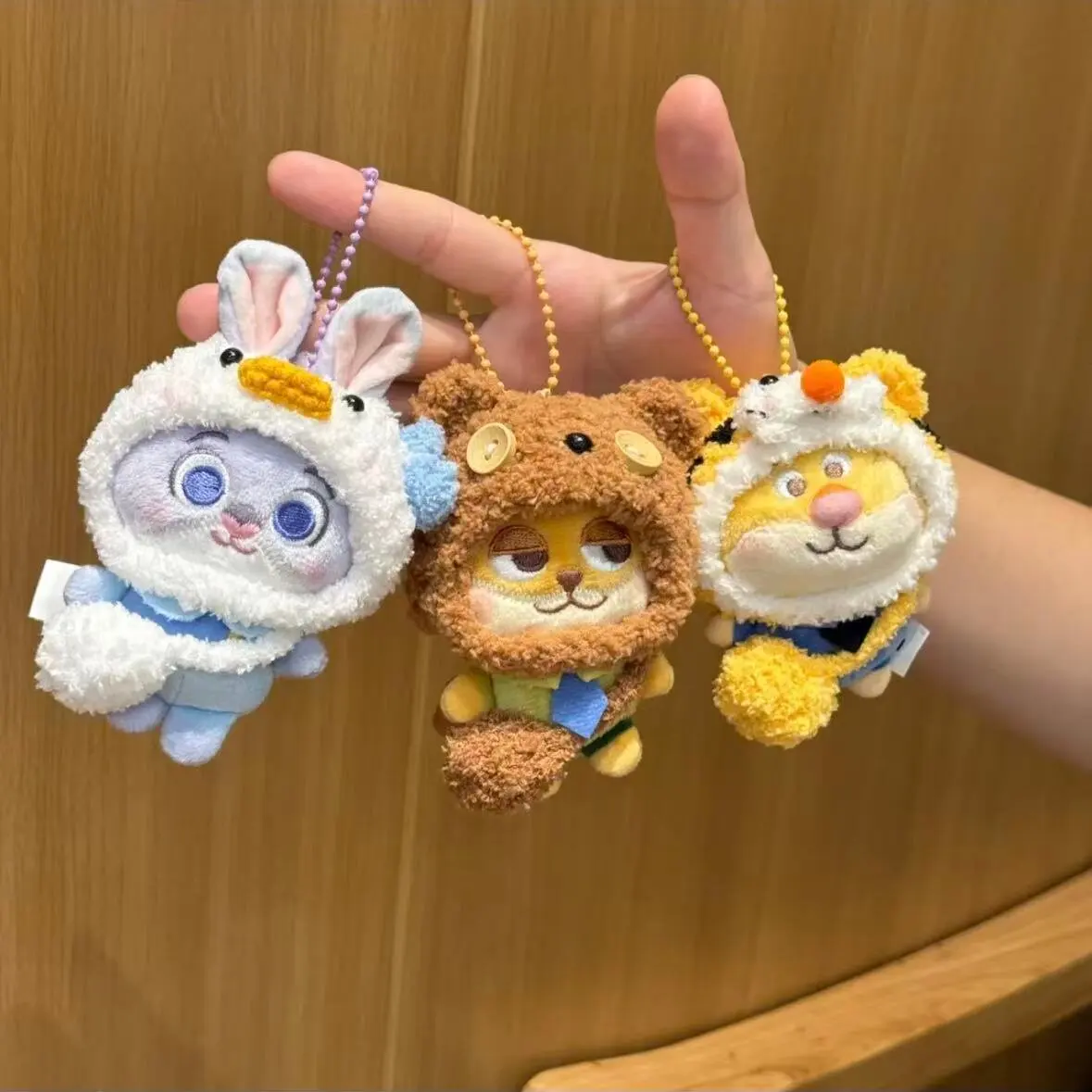 

Zootopia Rabbit Judy and Fox Nick Bag Pendant Keychain Cute Doll Backpack Charm Gift for Friends Cartoon Decoration