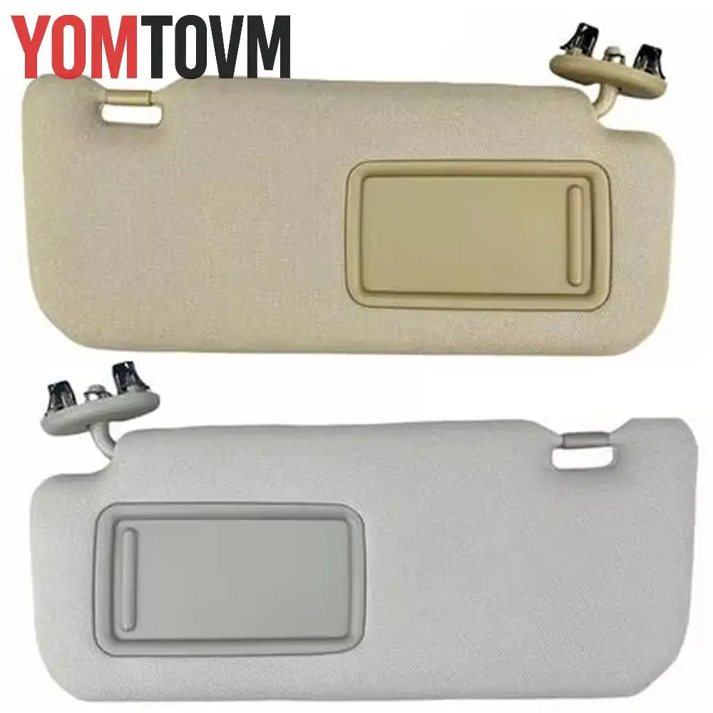 

Grey/Beige Car Sunshade Sun visor With Mirror for Toyota Corolla 2007 2008 2009 2010 2011 2012 2013 Left Hand Drive