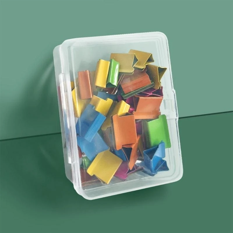 Клипы связующих, школьное офис бесшовные стаплеры Clam Clips Dispenser Пополняет клип