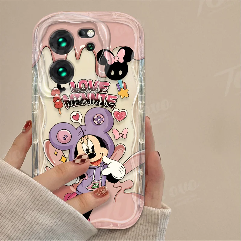 Disney Couple Mickey Minnie Stitch Case For Xiaomi Redmi Note 13 12 Pro Plus Turbo Speed 12S 12R 11 11S 10 10S 9S 7 8 9 Pro Max