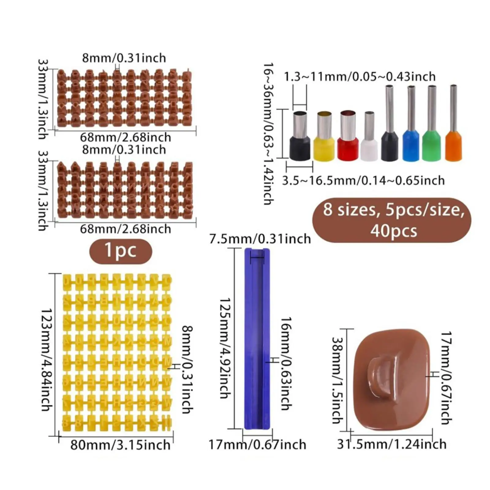 Letter Stamps for Clay Alphabet Model Accessories with Circle Cutters Clay Stamp Kit for Pottery Craft