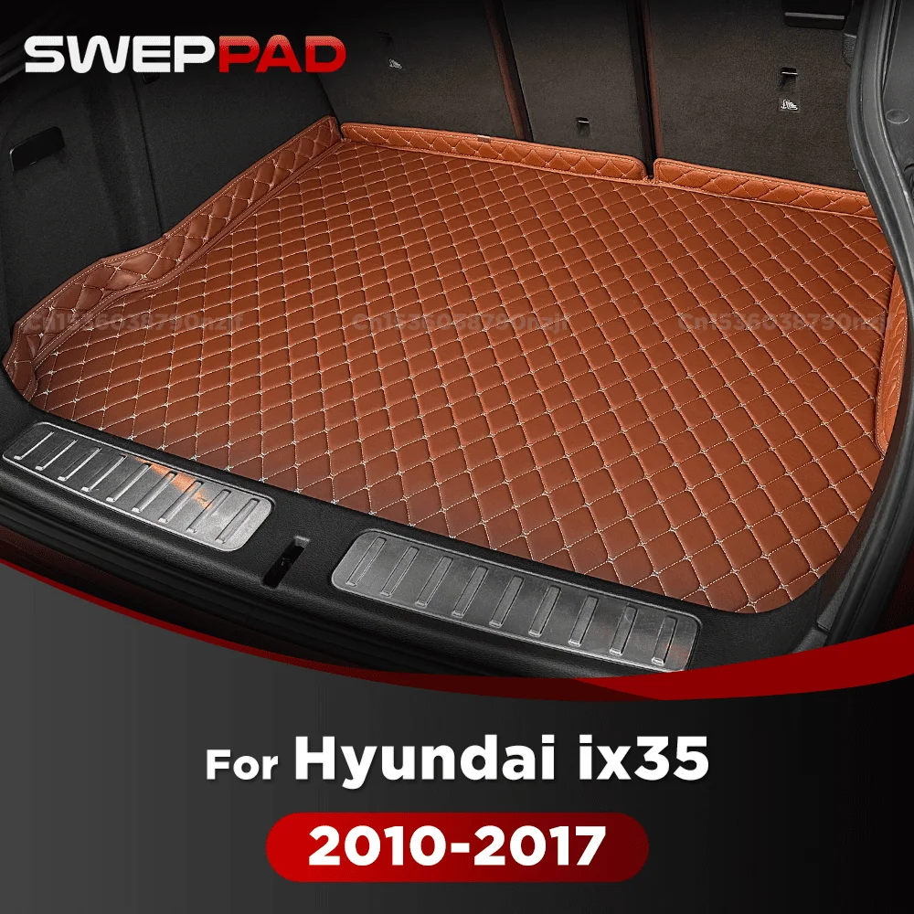 For Hyundai ix35 2010-2017 16 15 14 13 12 11 3D Car Trunk Mat Cargo Liner Carpet Interior Accessories Cover