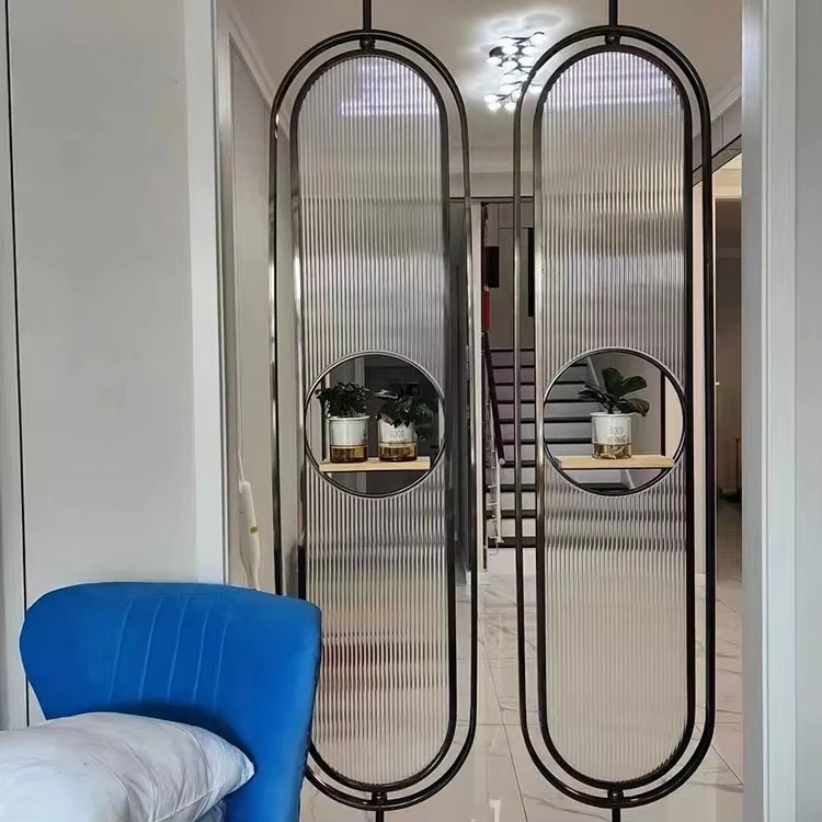 ej-Contemporary Waterproof Hospital Room Divider Stainless Steel Blocks Multi-Functional Decorative Partitions for Interior&