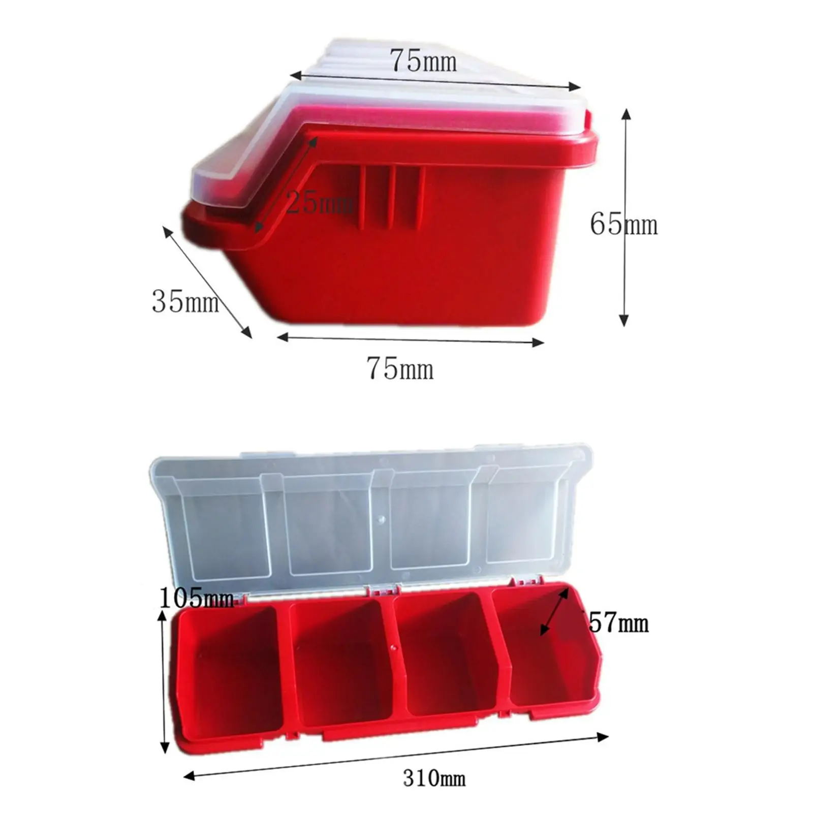 2Pcs Screw Organizer Storage Bins for Drawers Organization Nuts Nails Bolts