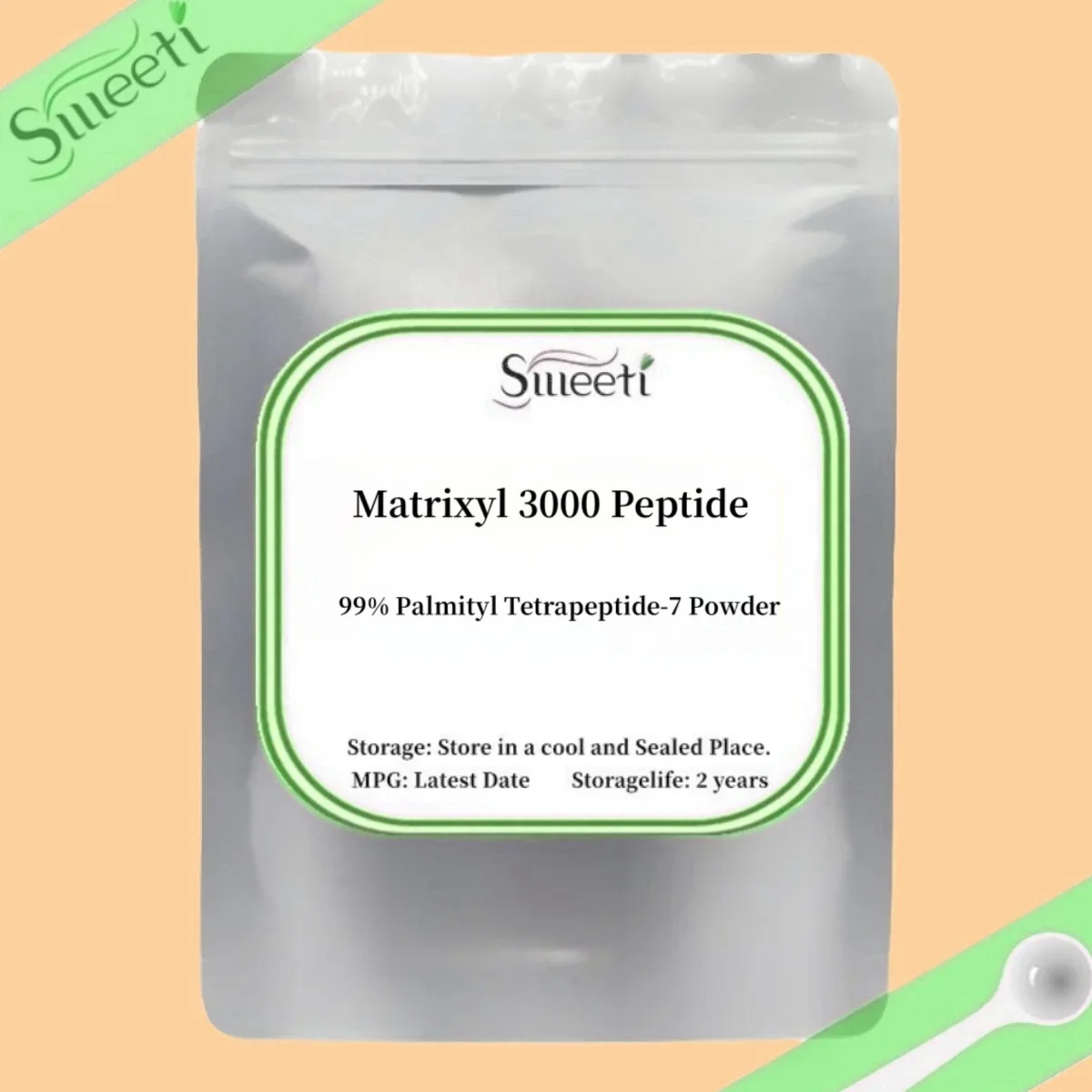 50g-1000g Cosmetic Raw Materials Anti-wrinkle and Anti-aging Matrixyl 3000 Peptide Powder