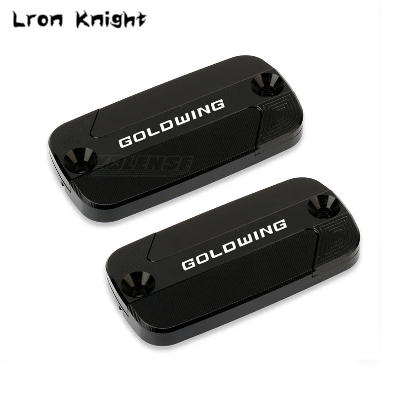 Dla HONDA Goldwing GL1800 GL1500 GL 1800 VTX 2010-2018 aluminiowy CNC do motocykla przednie zbiornik hamulcowy zbiornik płynu przykrywka do kubka oleju