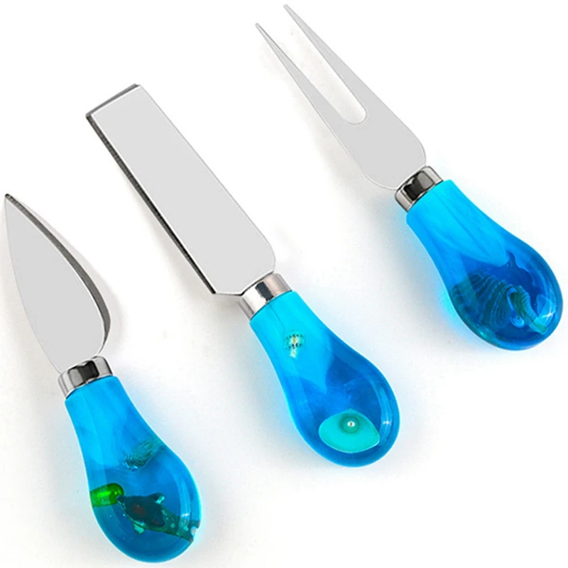 3Pcs Resin Knife Holder Handle Mold Collection For DIY Cutlery Handle Epoxy Resin Mold