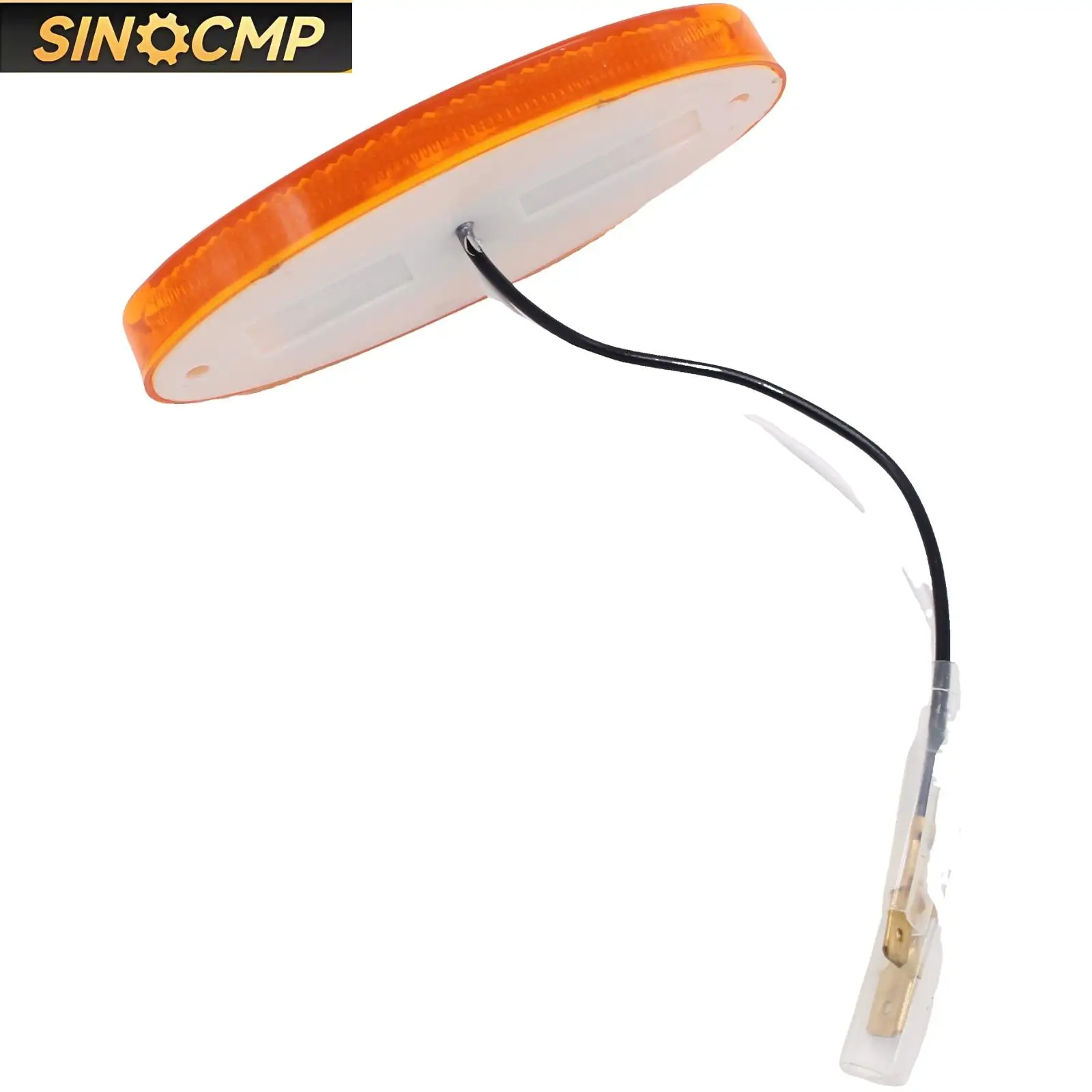 

1 Pc LED Side Marker Lamp SI-AT42059 For Caravans and Motorhomes 12V Amber Oval LED Side Marker Lamp Automobiles Parts