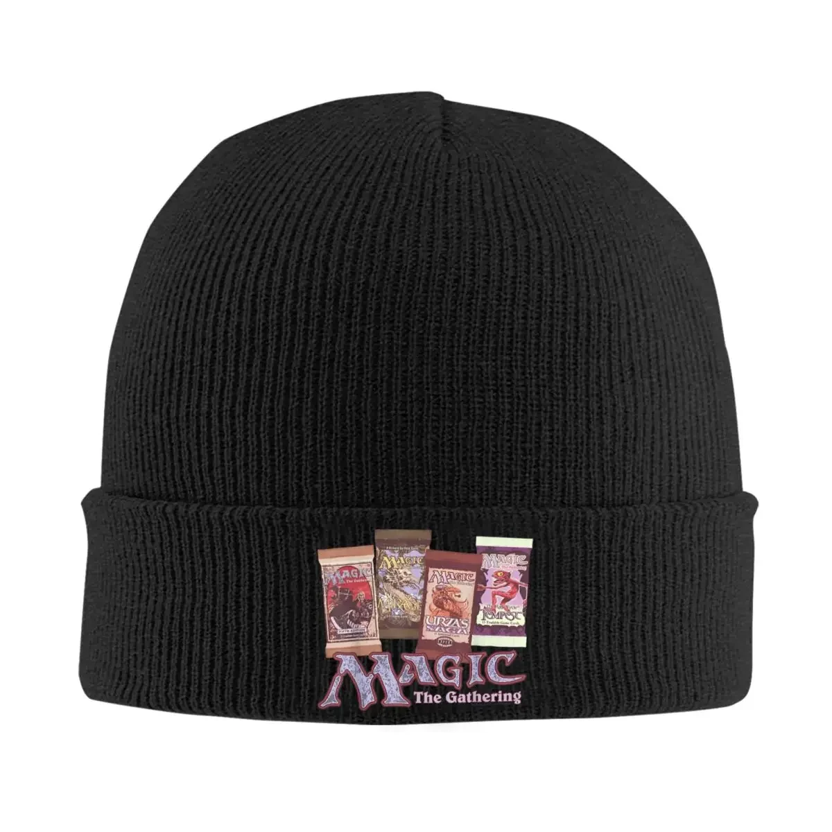 Magic Games Gathering MTG Knitted Hat Beanie Winter Hat Warm Acrylic Hip-hop Planeswalker Mandala Cap Men Women Gifts