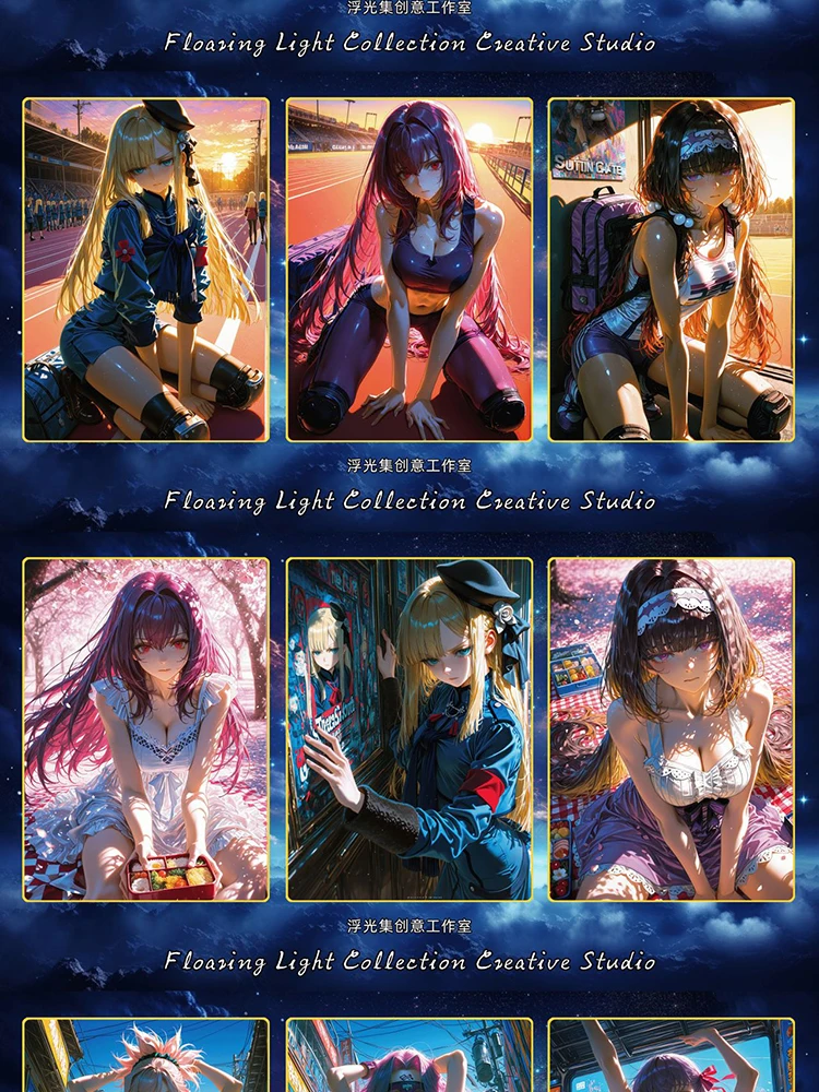 Colección de luces flotantes, el Santo Graal y las flores de cerezo: un registro del Campus, juego de mesa de diosa espiritual, tablero de juguetes Doujin