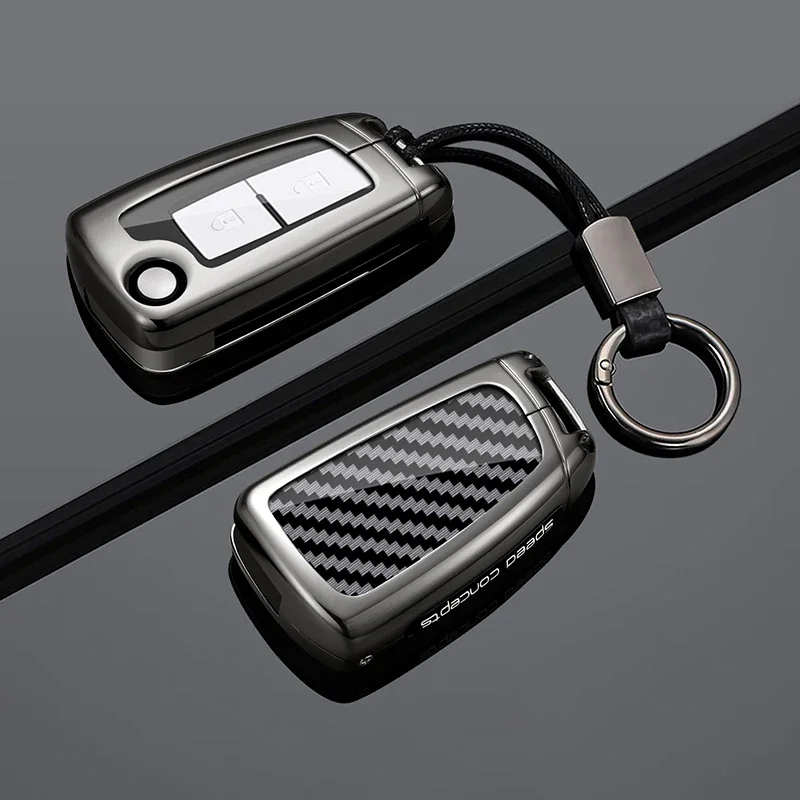 Suitable Zinc Alloy Car Key Case Cover For Nissan NV200 Sentra Versa X-Trail Qashqai J11 Juke Murano Micra Tiida Maxima Keychain