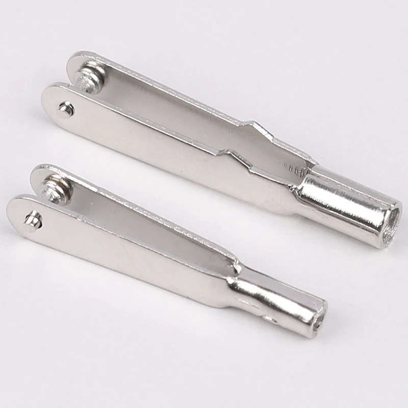 10PCS M2/M3 Metalen Ijzeren Gaffel Chuck Trekstang Connector Klem Hoorn Legering Schroef Accessoires Kit Voor RC vliegtuigen Auto Model Vliegtuig