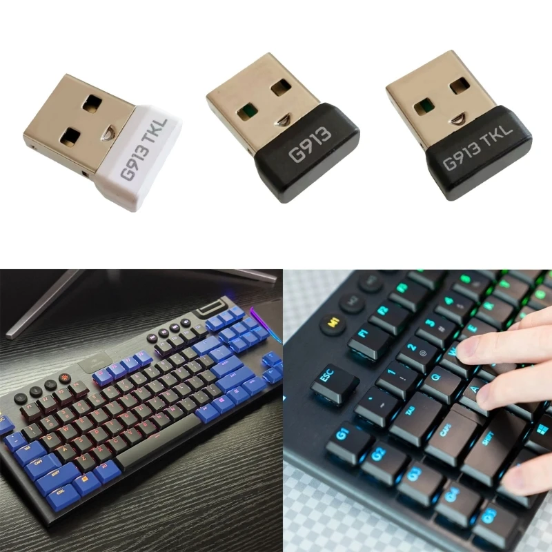 

B2EF 2,4 ГГц USB Беспроводной ключ для получения клавиатур G913 G913TKL USB -адаптер