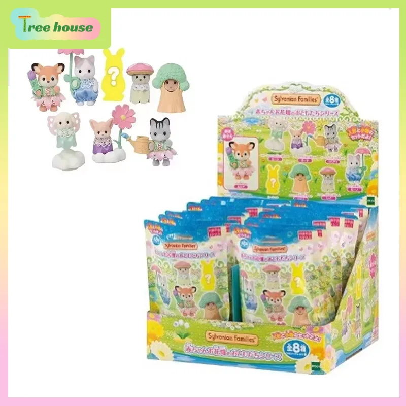

Фигурки Sylvanian Families, слепая коробка в ночном саду, загадочная коробка T 2004, семейная игрушка Sylvanian, индивидуальный рождественский подарок
