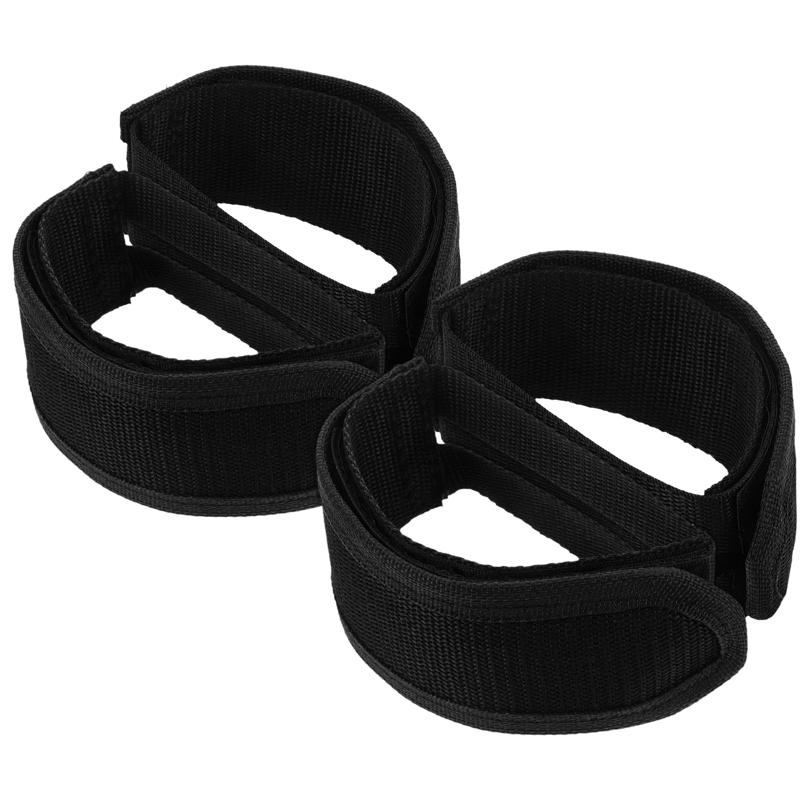 

4 Pcs Bike Pedal Straps Adjustable Feet Cover Stabilizer Black Foot Holder Durable Nylon Strap Bicycle Toe Accessories