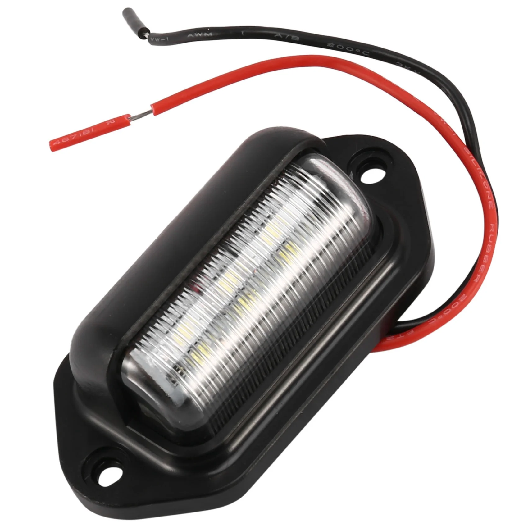 Luz LED para matrícula, luz trasera impermeable para remolques, RV, camiones, barcos