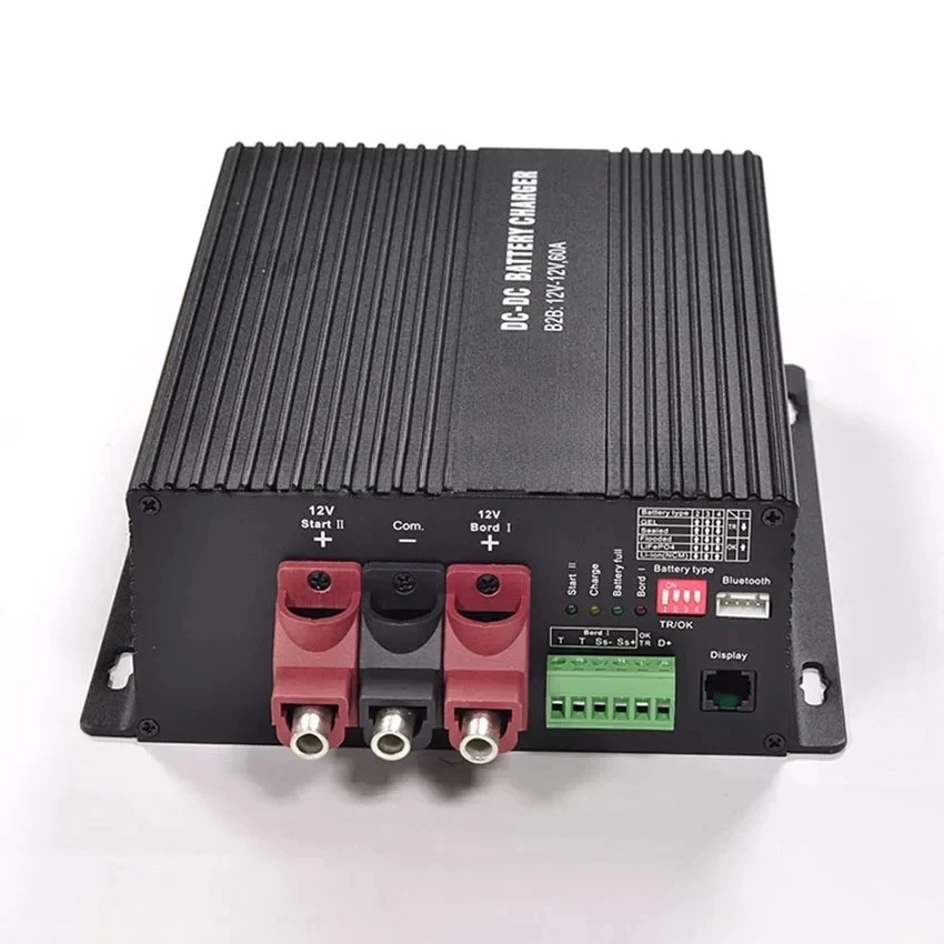 Cargador  batería  litio  12V 30A, Booster compatible con Bluetooth App, cargador  CC a CC, cargadores  batería inteli