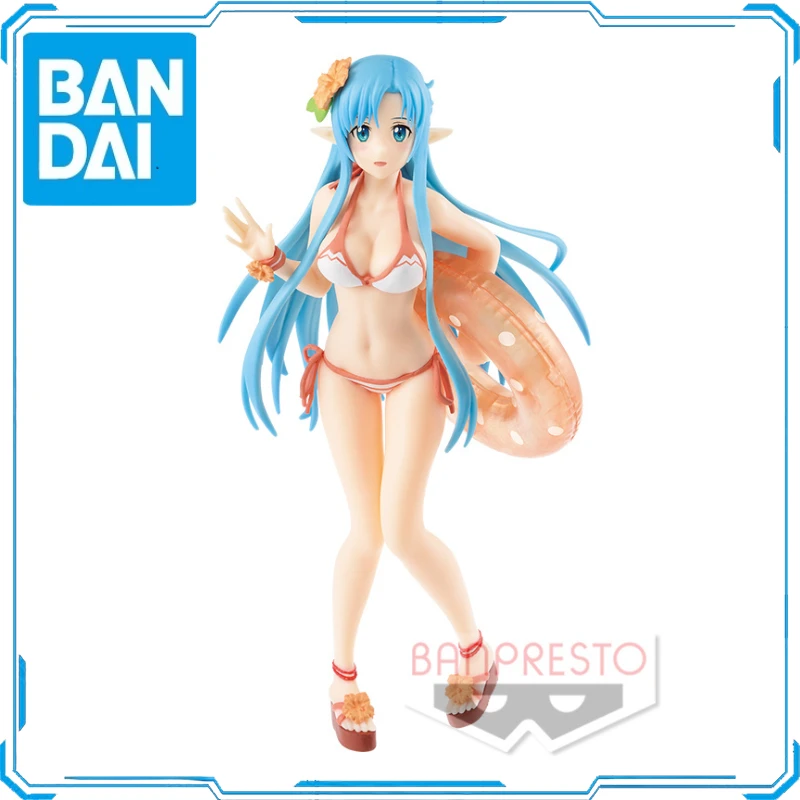 In Stock Original Bandai BANPRESTO EXQ Yuuki Asuna Chang Xia’s Lover Action Figure Animation ToyGift Model Collector Anime Hobby