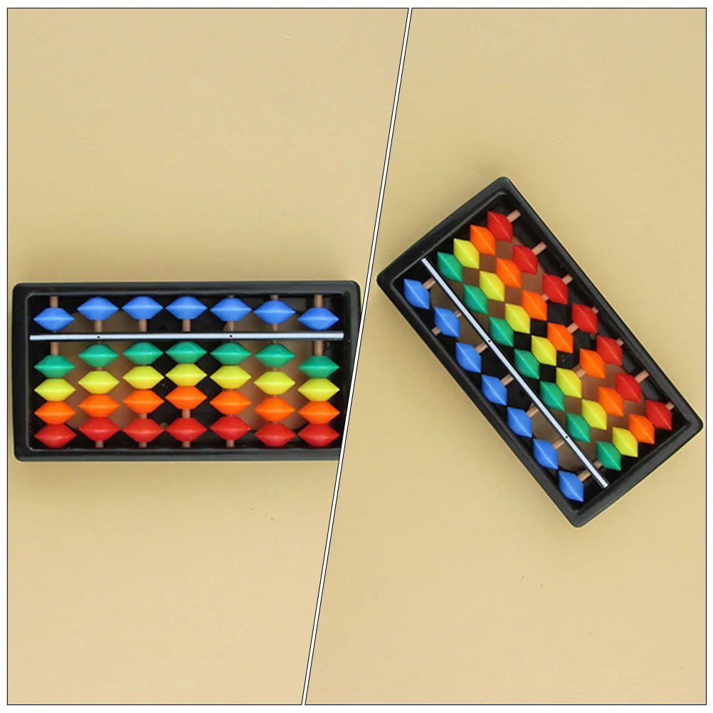 

3pcs Colorful Abacus Kids Toy Students Abacuses Math Learning Arithmetic Mental Bead Brain Development Lightweight Storage