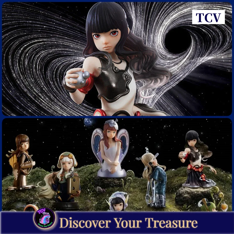 

Коллекционная фигурка Tcv Popmart Keya A из серии Lucid Dream (слепая коробка), 9 обычных и 1 скрытая фигурка, настольное украшение, игрушка, подарок для детей