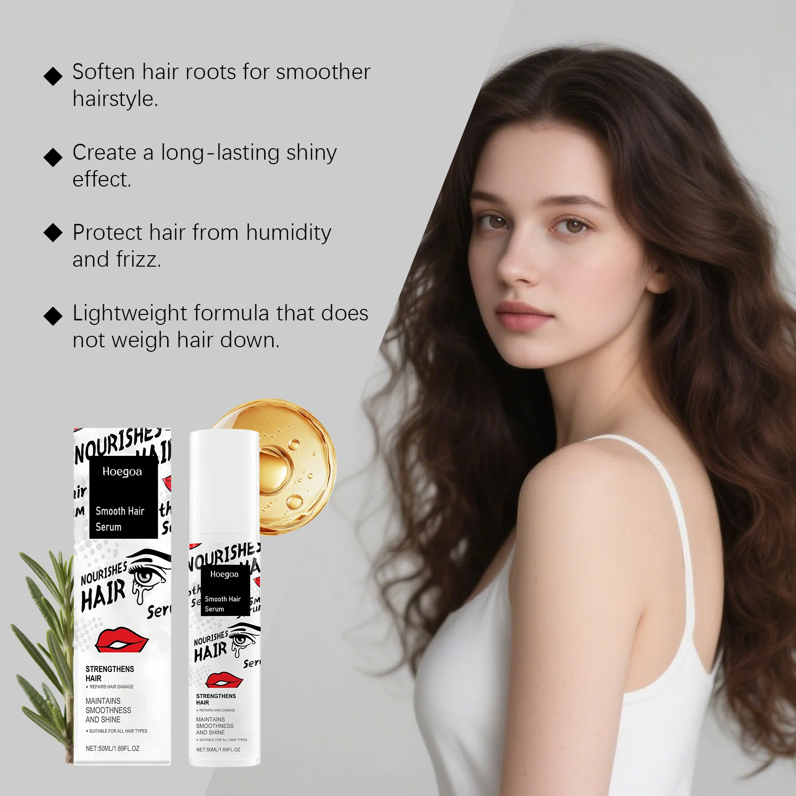 Suero alisador de queratina para el cabello, acondicionador reparador para el cabello, Reduce el cabello seco y rizado, esencia de corrección de proteínas para peluquería