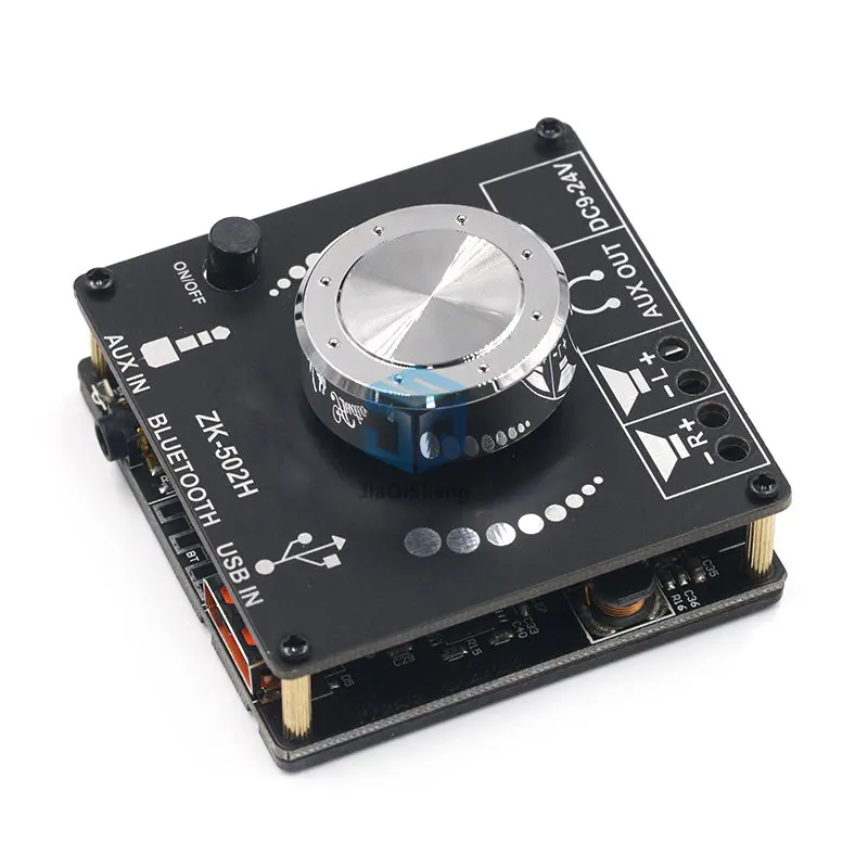 2*50W Bluetooth 5.0 TPA3116D2 Audio Power Amplifier Stereo 10W~100W HiFi Class D Digital TPA3116 USB Sound Card Mini Music AMP