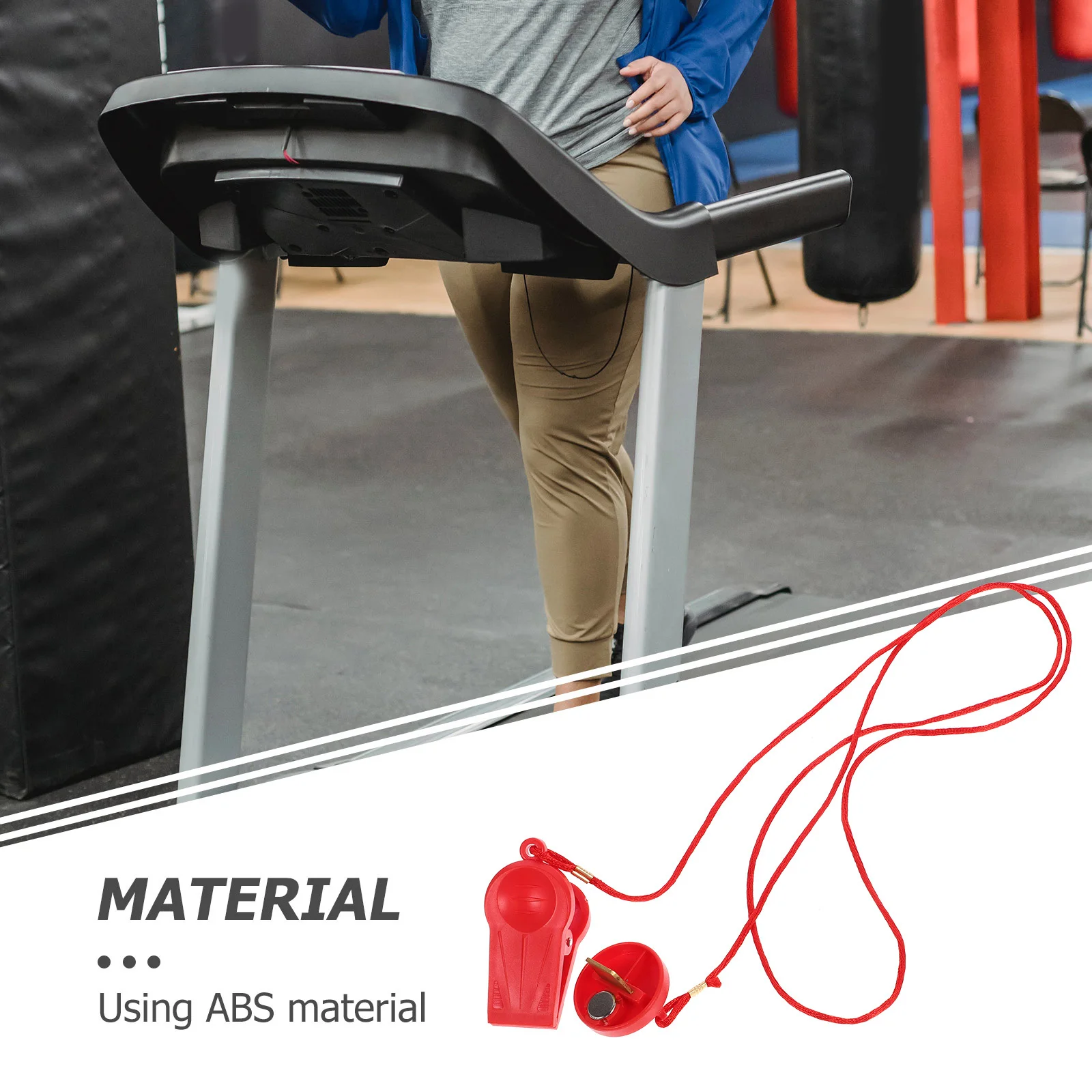 

Treadmill Safety Key Treadmill Security Lock Running Machine Emergency Stop Replacement Key for Gym Home Use