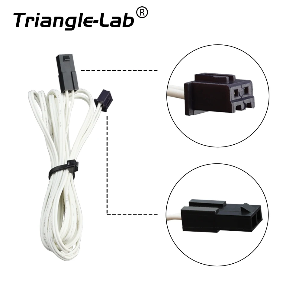 C Trianglelab Glazen Kop 100K 3950 1M & 2M 100 Ohm B3950 Thermistor 280 ℃ Voor Ender 3 Cr10 Ender 5 Rapido Hotend