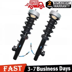 2x Front Shock Absorber Struts Assys EDC For BMW X5 F15 F85 X6 F16 F86 xDrive35i