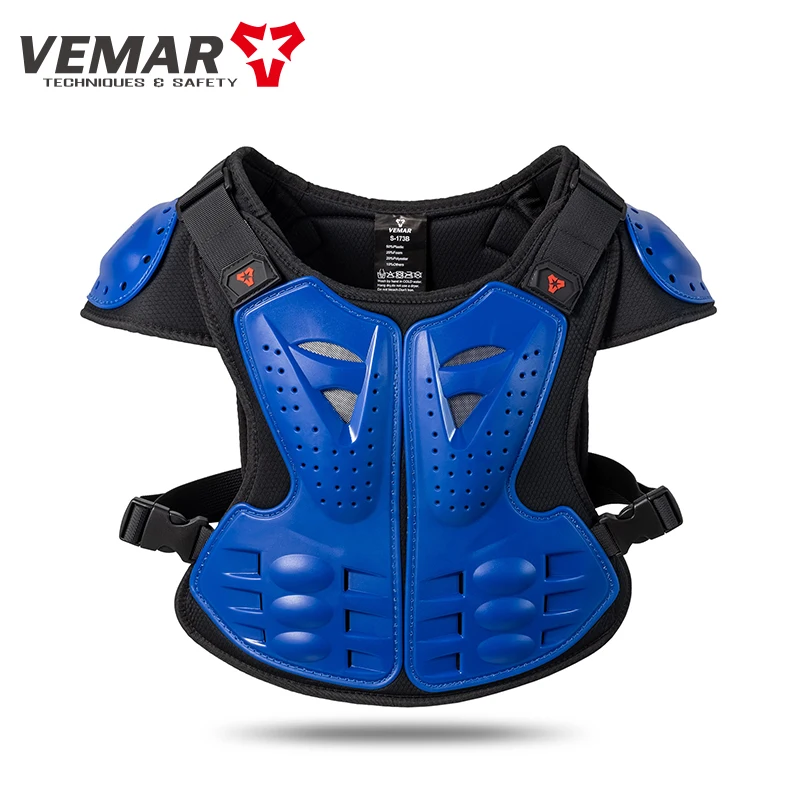 Kinderen Motorrijden Body Armor/Elleboog Kniebeschermer Kinderen Motocross Rugvest Borst Off-Road Moto Fietsen Beschermende uitrusting