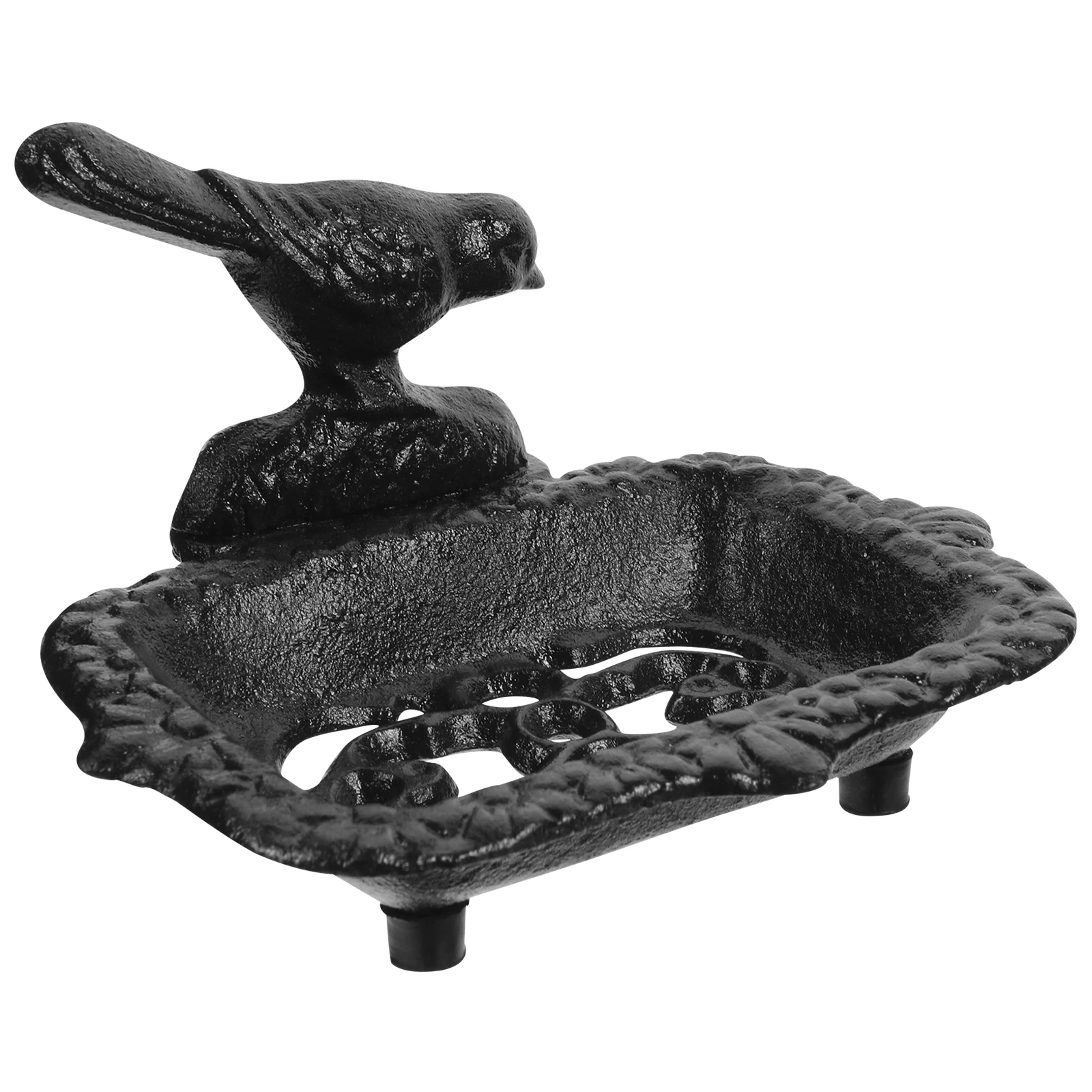 

Vintage Style Metal Holder Iron Draining Dish Bird Shaped Decorative Bar Soap Rack For Bathroom Kitchen Hotel Laundry Room