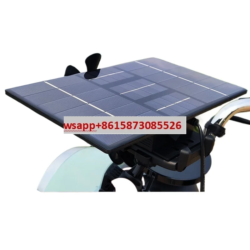 

New electric vehicle range extender, solar powered wind power assisted battery car charging regulator while running