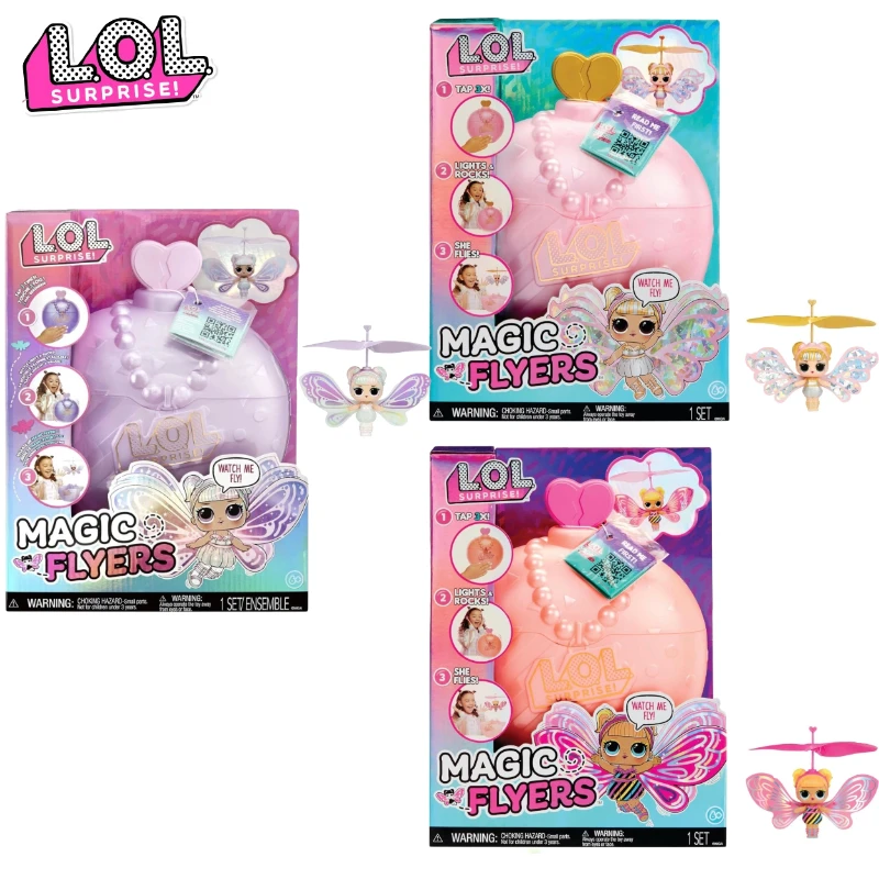 In Stock L.O.L. Surprise! Surprise Doll Magic Flyers Flying Elf Action Figure Dress-up Girl Toy Gift Children's Play House