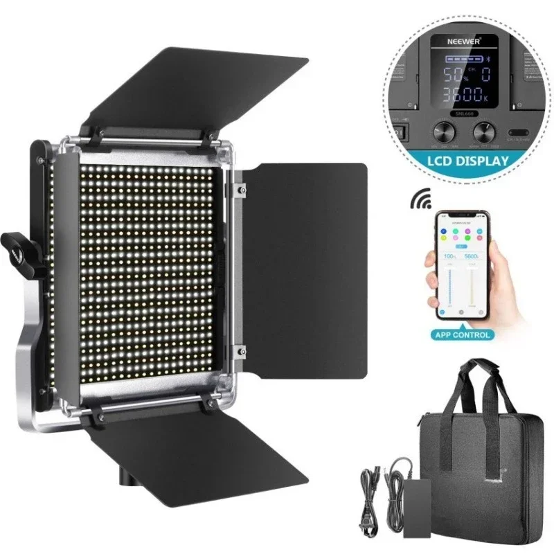 NL660 photography led filling flat panel normal external lighting light soft light