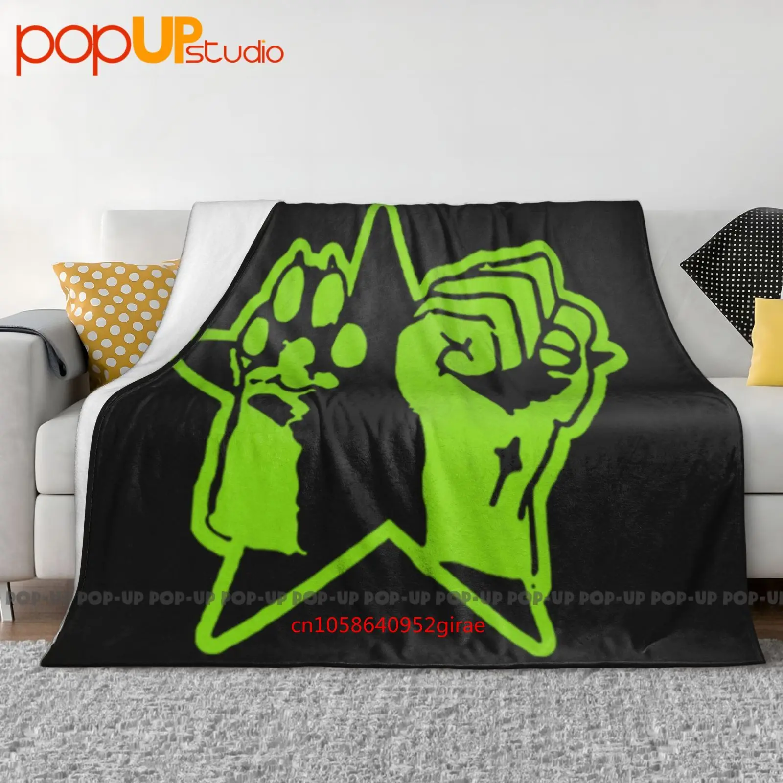 Animal Liberation Vegan Protest Alf Neon Fist Ultra-Soft Blanket Quilt Winter Sofa Cover Bed Covers