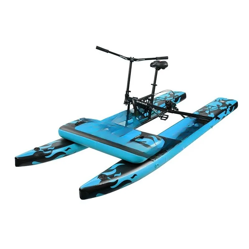 Space outdoor factory direct sales of leisure water sports products, inflatable water floating pedal bicycles
