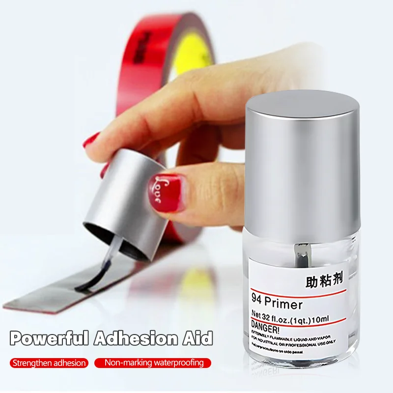 

Strong 944 Primer Adhesive Adhesion Promoter 10ML Increase The Adhesion Car Wrapping Application Tool Car-styling For Tape