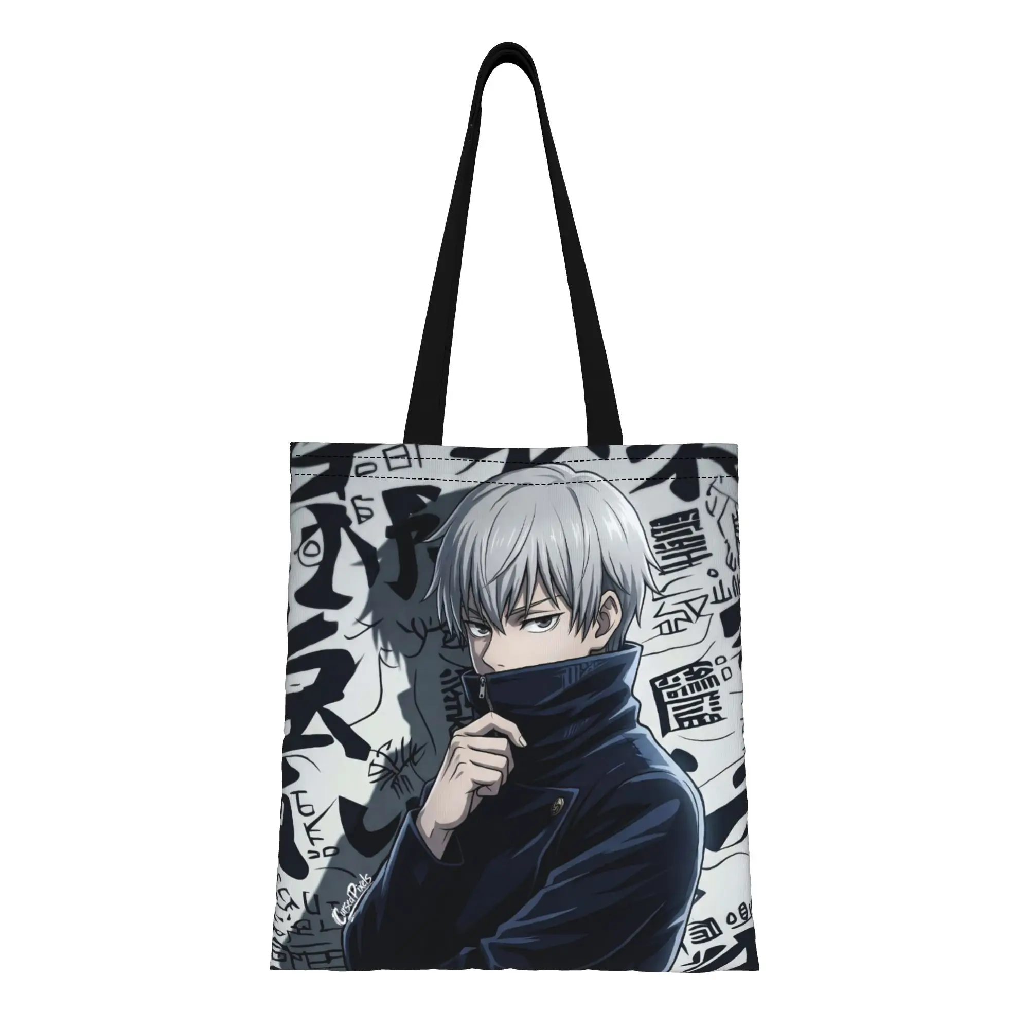 

Back to school season Toge Inumaki (1) Jujutsu Kaisen Canvas Tote Bag Perfect for Outdoor Women's Top-Handle Bags