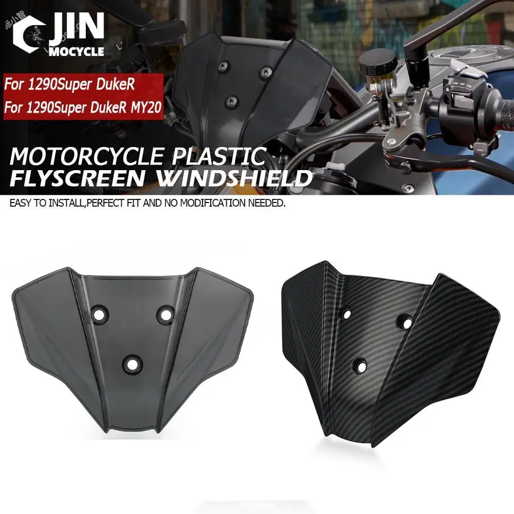 For 1290 Super Duke R MY20 2020-2023 2022 2021 Motorcycle Accessories Front Windscreen Windproof Cover Windshield Screen Protect