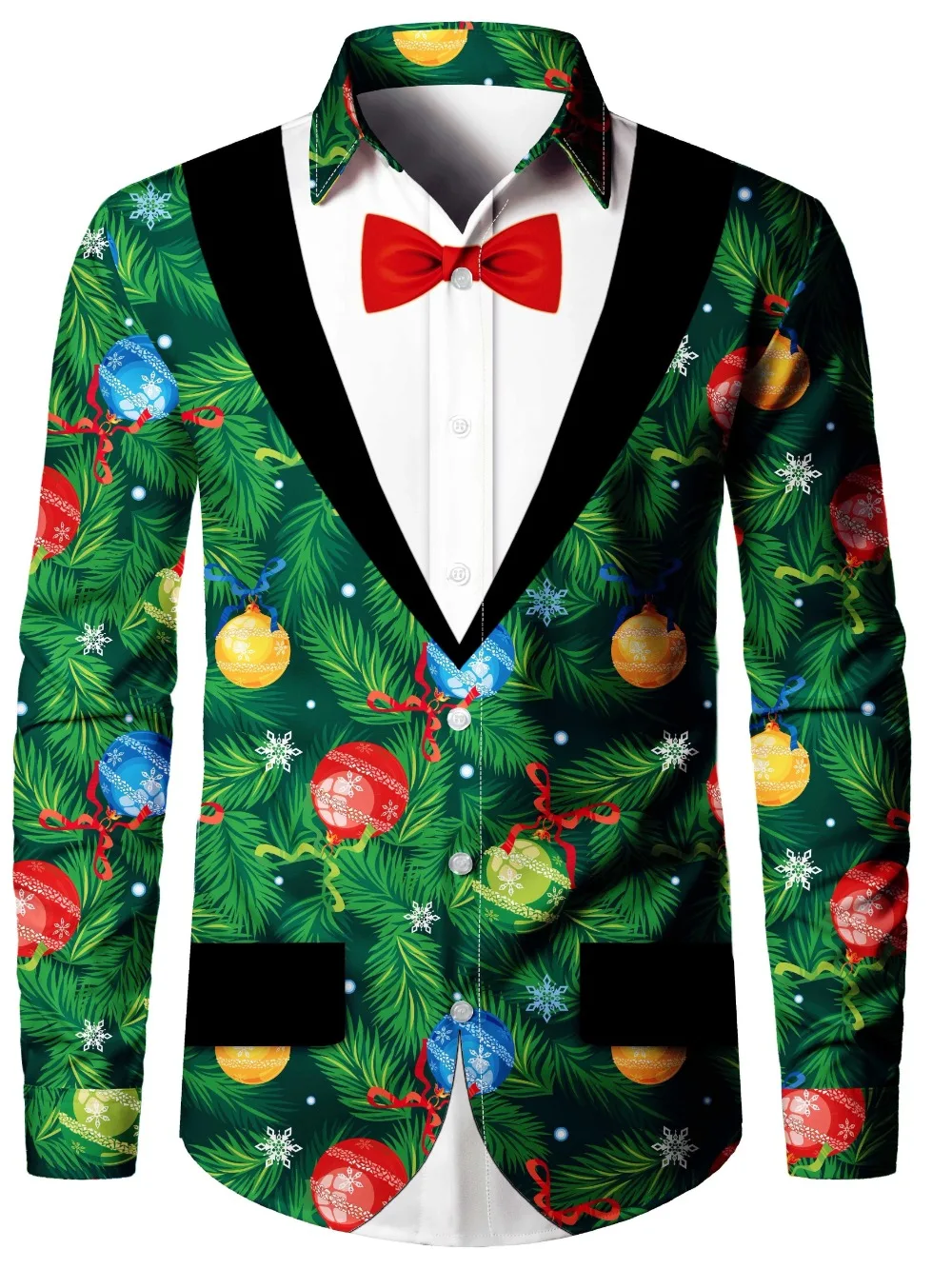 2026 New Year Celebration Colors Holiday Gala Essential Men's Fake Suit Tailcoat Shirt Christmas Graphics Formal   Outdoor Tops