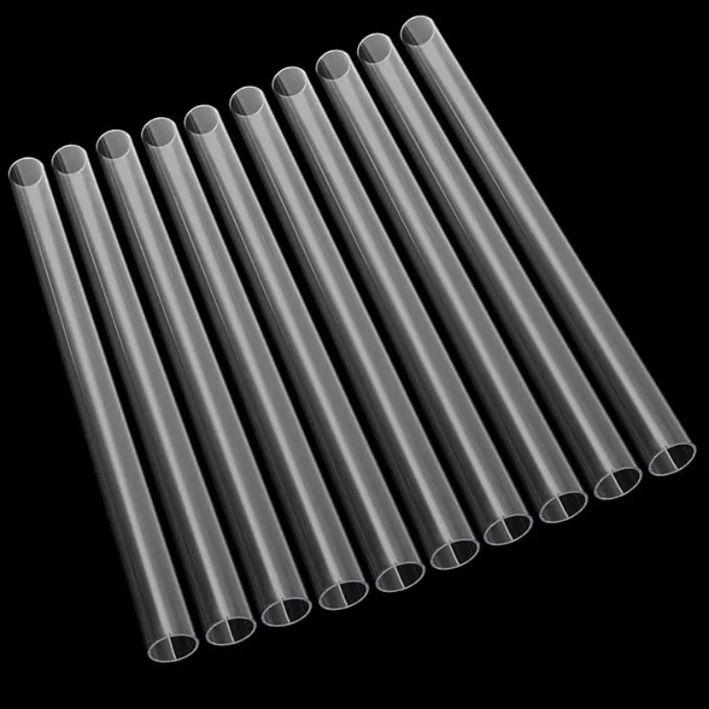 

10 шт. жесткая поликарбонатная трубка 1 "(25 мм) диаметром 2 мм, толстая пластиковая трубка стенки, длина 16 дюймов (406 мм), прозрачная акриловая трубка «сделай сам», химически стойкая