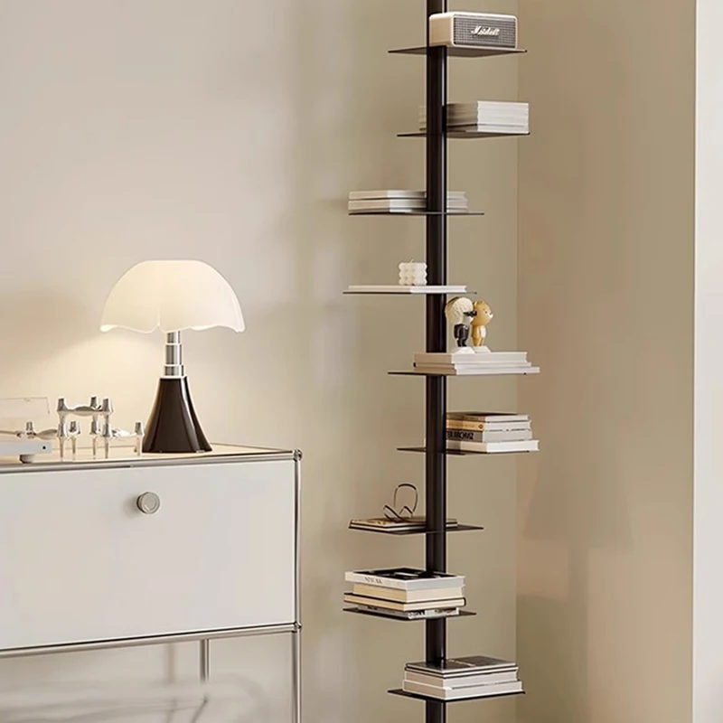 Organizer Designs Bookcases Storage Metal Aesthetic Interior Office Book Shelf Minimalist Nordic Estanteria Unique Furniture image 5