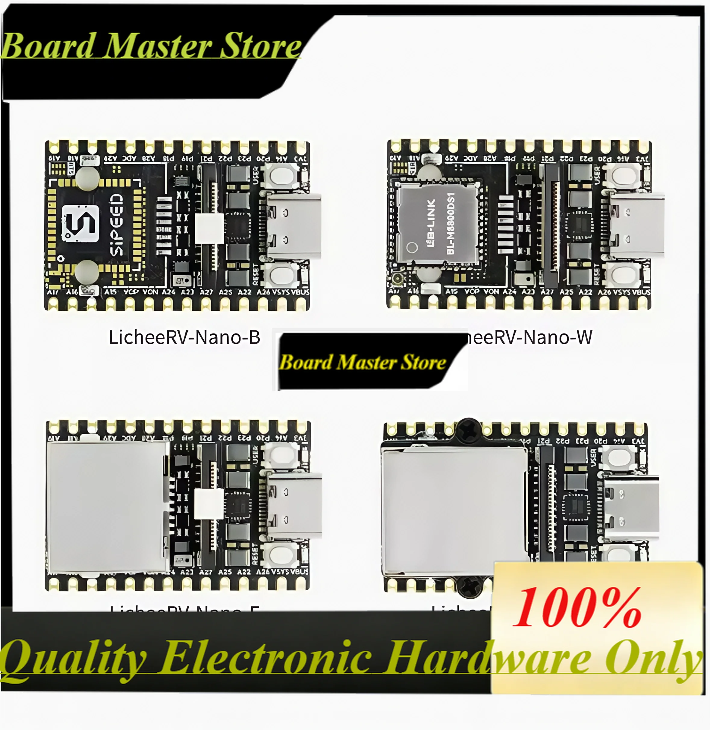 BoaMasMSipeed LicheeRV Nano SG2002 Lichee Pi WIFI6 Ethernet AI Vision RISCV LicheeRV-Nano