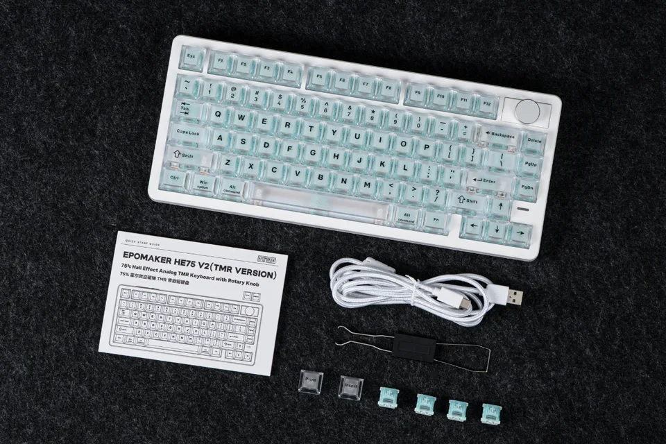 EPOMAKER HE75 V2 TMR 75% ANSI US Layout Gasket Tri-mode Wireless