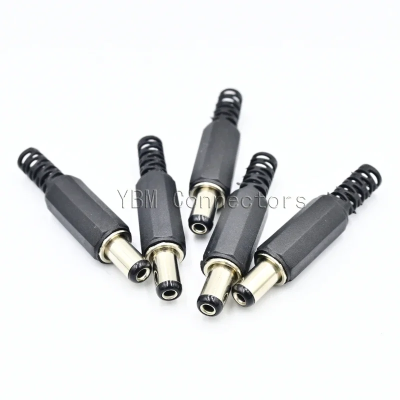 10pcs High quality DC Connector 2.1*5.5mm Power Jack DC Power Conector 5.5x2.1 Male&Female