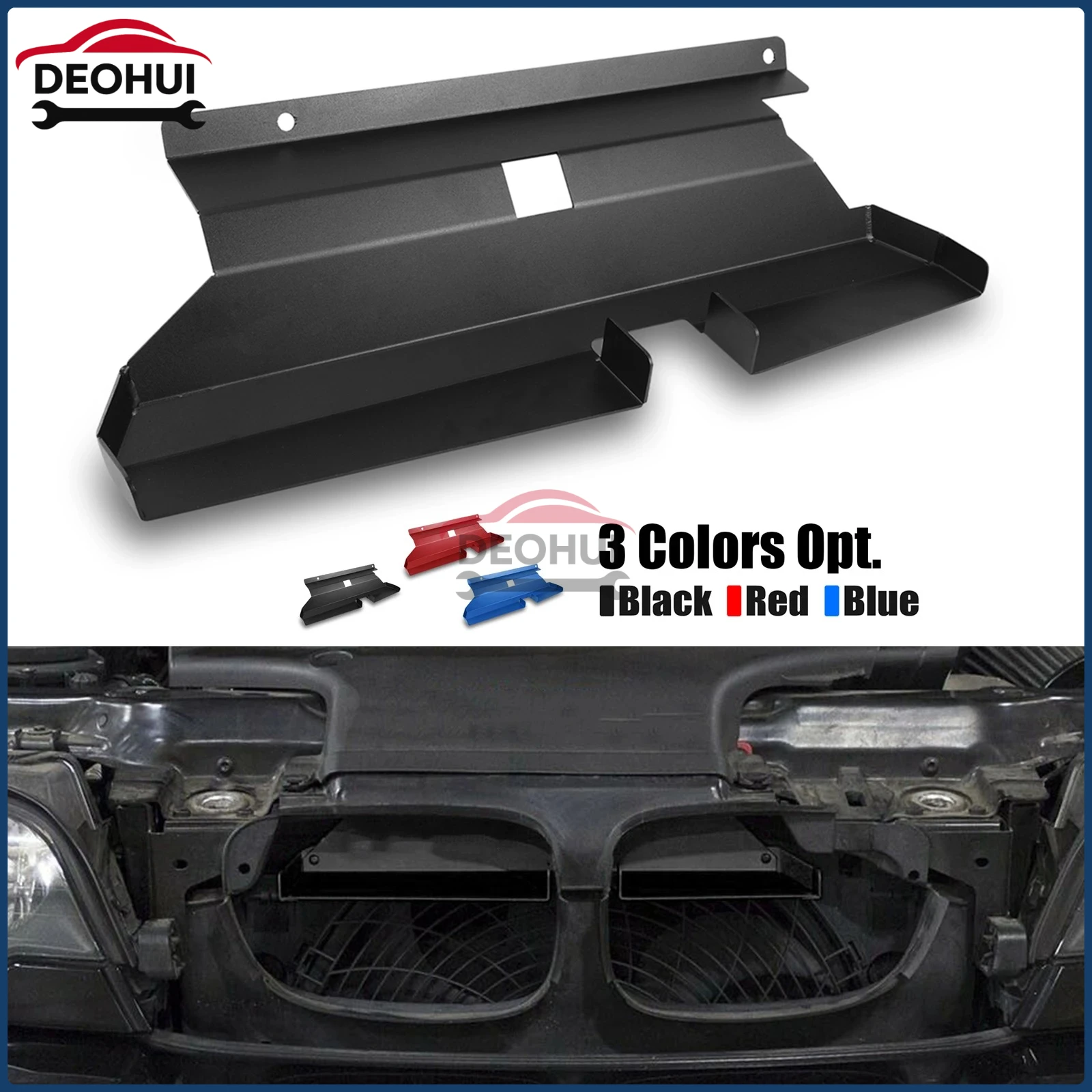 CSDOH Air Intake Scoop for BMW E46 320i 320ci 323i 323ci 325i 325ci 325xi 325ti 328i 328ci 330i 330ci 330xi M52TU M54 Engine
