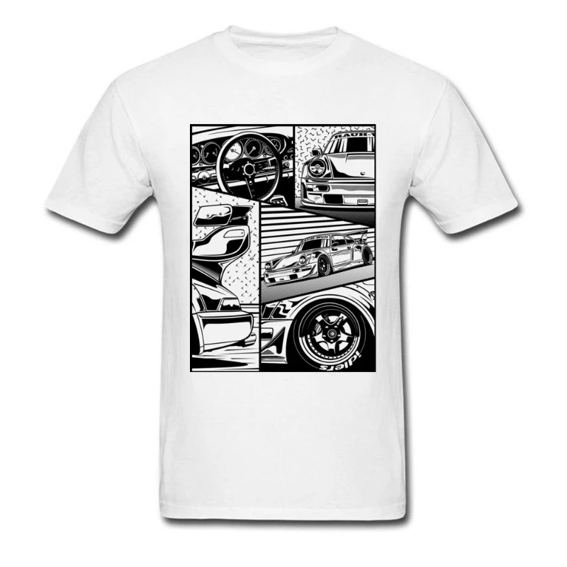 Japan Car Details Structure JDM Men Tshirts Auto Car Summer Fall Male Fashion CasualT Tops Hombre Oversized Short Sleeve Clothes