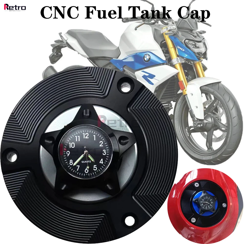 For BMW G310R / G310GS G310 R G310 GS 2016-2024 Motorcycle Quick Release Gas Cap Keyless Fuel Tank Cap Cover